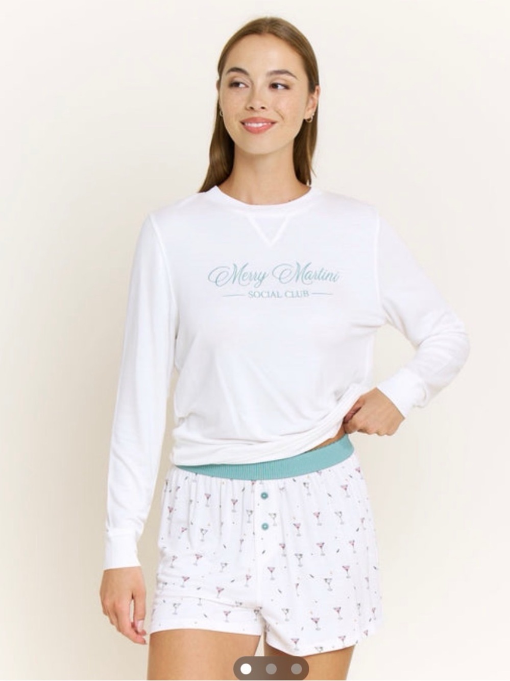 NWT HONEYDEW 2 Piece Set Ivory Martinis 🍸 ORG RETAIL $64